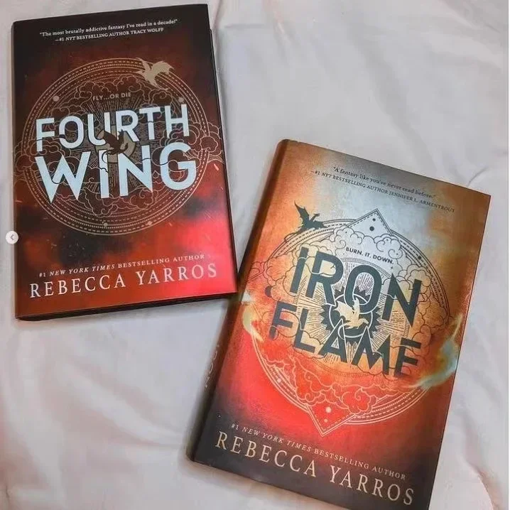 

Rebecca Yarros 2 Books collection set Fourth Wing & Iron Flame Paperback Book in English