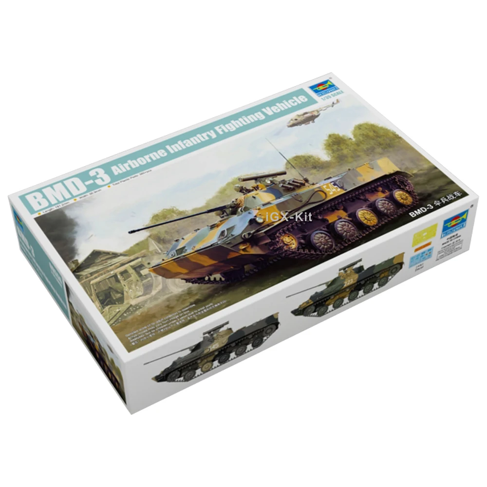 Trumpeter 09556 1/35 Russian BMD3 BMD-3 Airborne Fighting Vehicle Military Assembly Plastic Gift Toy Model Building Kit