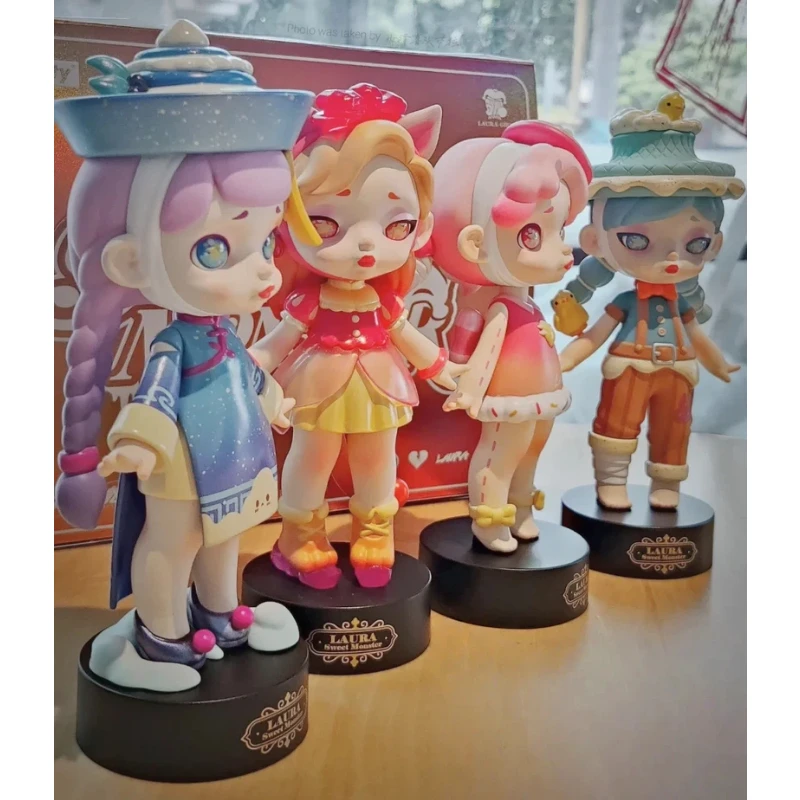 

Аутентичная космическая капсула Laura Sweet Monster, слепая коробка, украшение для рабочего стола, модная кукла, милая фигурка, высокая стоимость, подарки для девочек