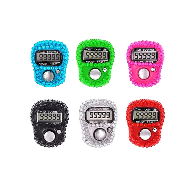 Picture 3: Electronic Finger Counter Ring Finger Click Portable Resettable Digital Display Counter Golf Count Braided Prayer Accessories