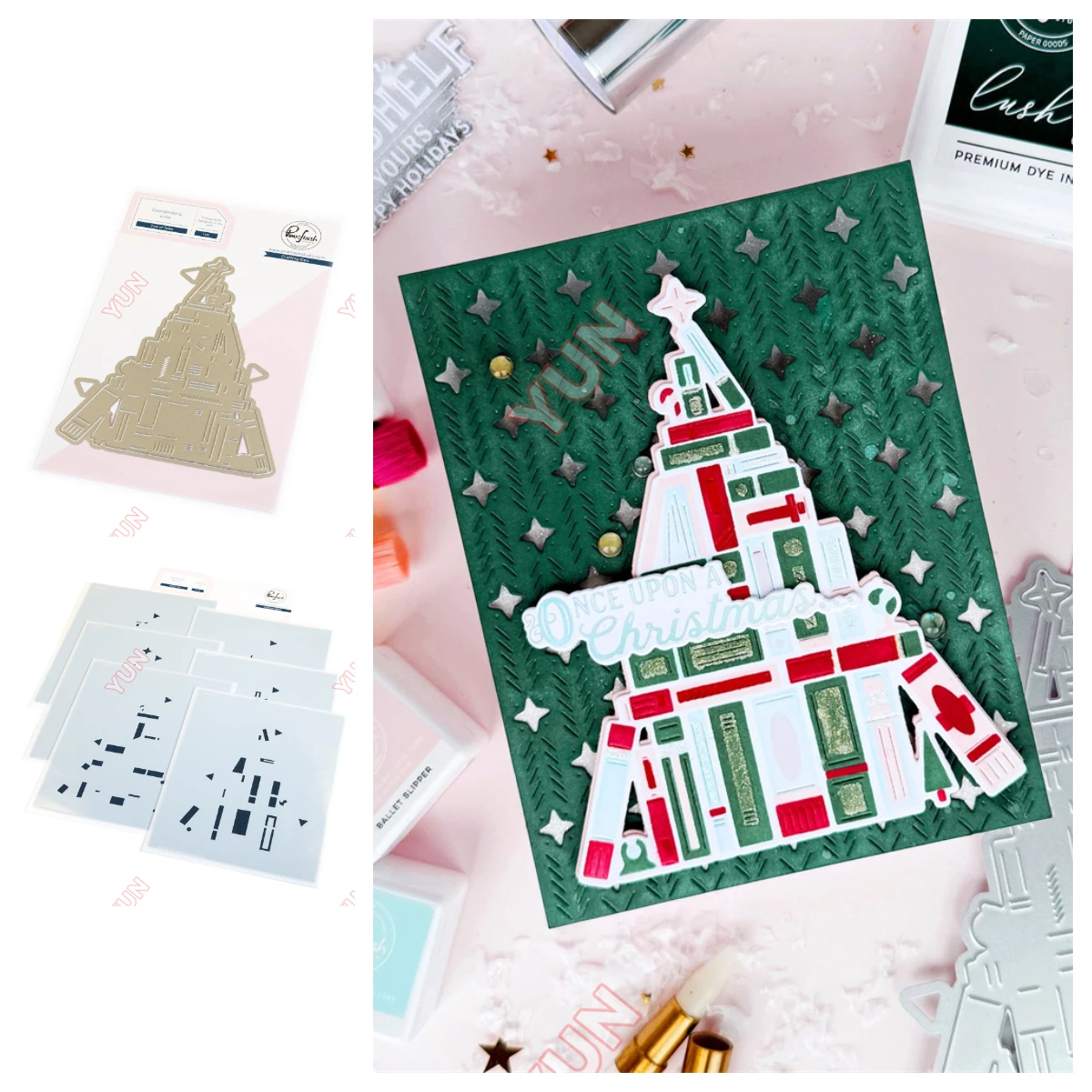 

Arrival New Cutting Dies Christmas Tree of Tales Metal Cutting Dies Stencils Set DIY Scrapbooking Paper Greeting Card Handmade