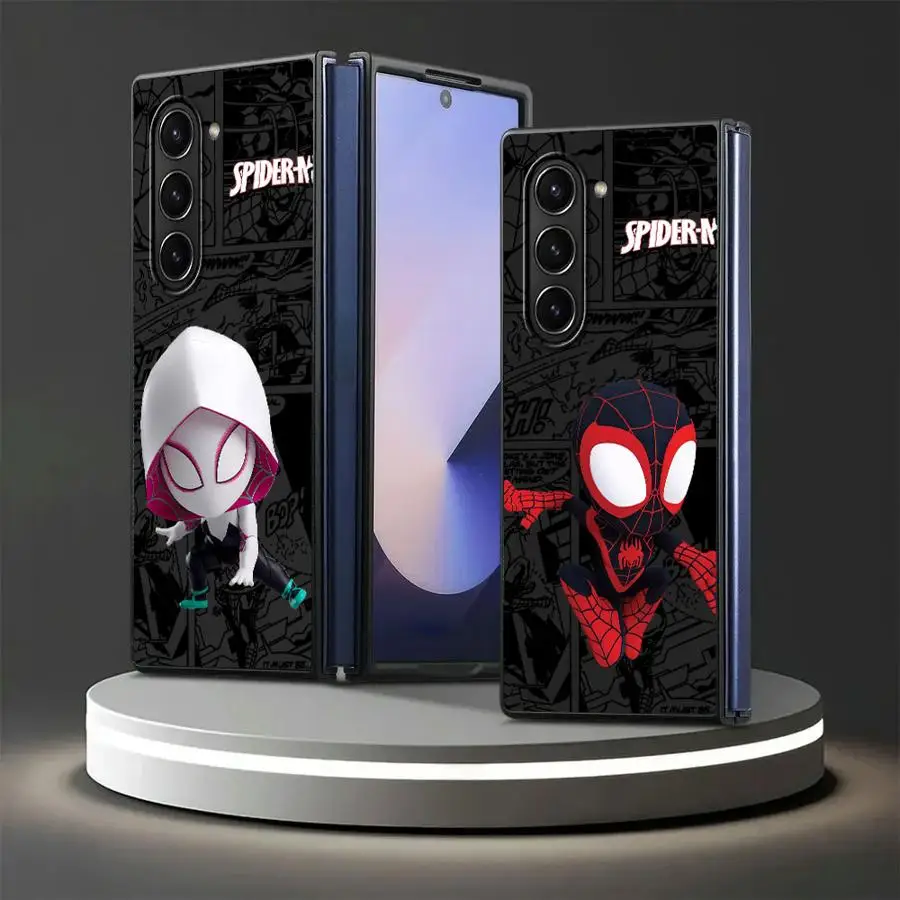 Marvel Spider Man Back Phone Cover Case for Samsung Galaxy ZFold3 ZFold6 Z Fold 7 6 5 4 3 ZFold7 ZFold5 ZFold4