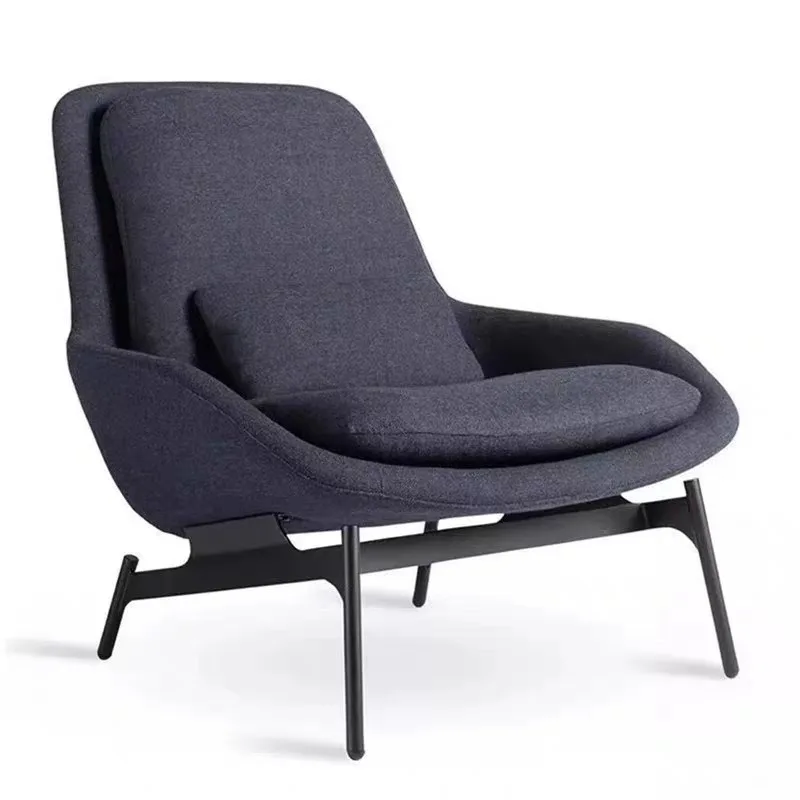 

Leisure sofa chair, Italian minimalism, wrought iron, hotel living room business negotiation chair