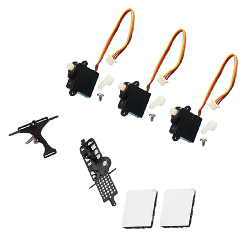 1 set xk k110 upgrade k110s servo hauptrahmen und servo platte für wltoys xk k110 k110s rc hubschrauber upgrade teile