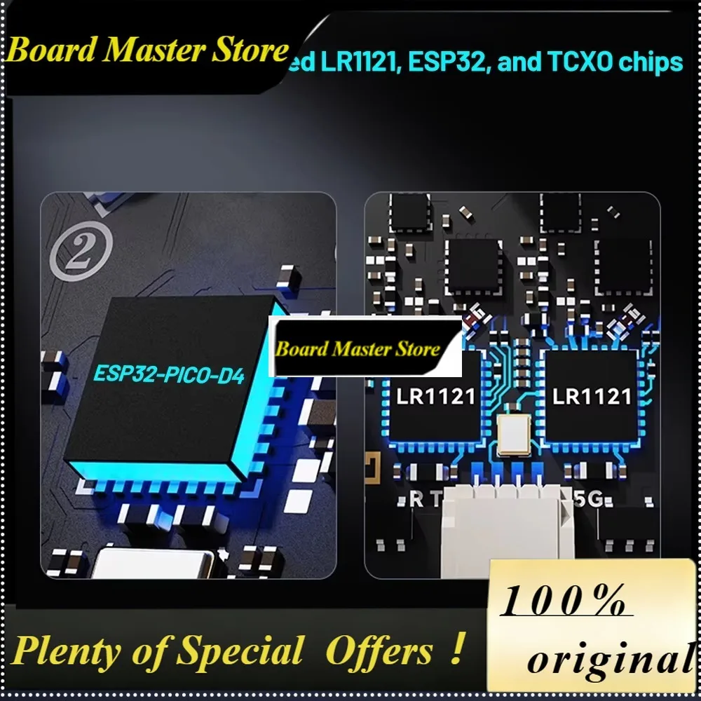 BoMs900MHz 2.4GHz 915M ELRS Dual Band Gemini Receiver ExpressLRS RX LR1121 ESP32 TCXO Chips For RC FPV Long Range Drone Fixed Wi