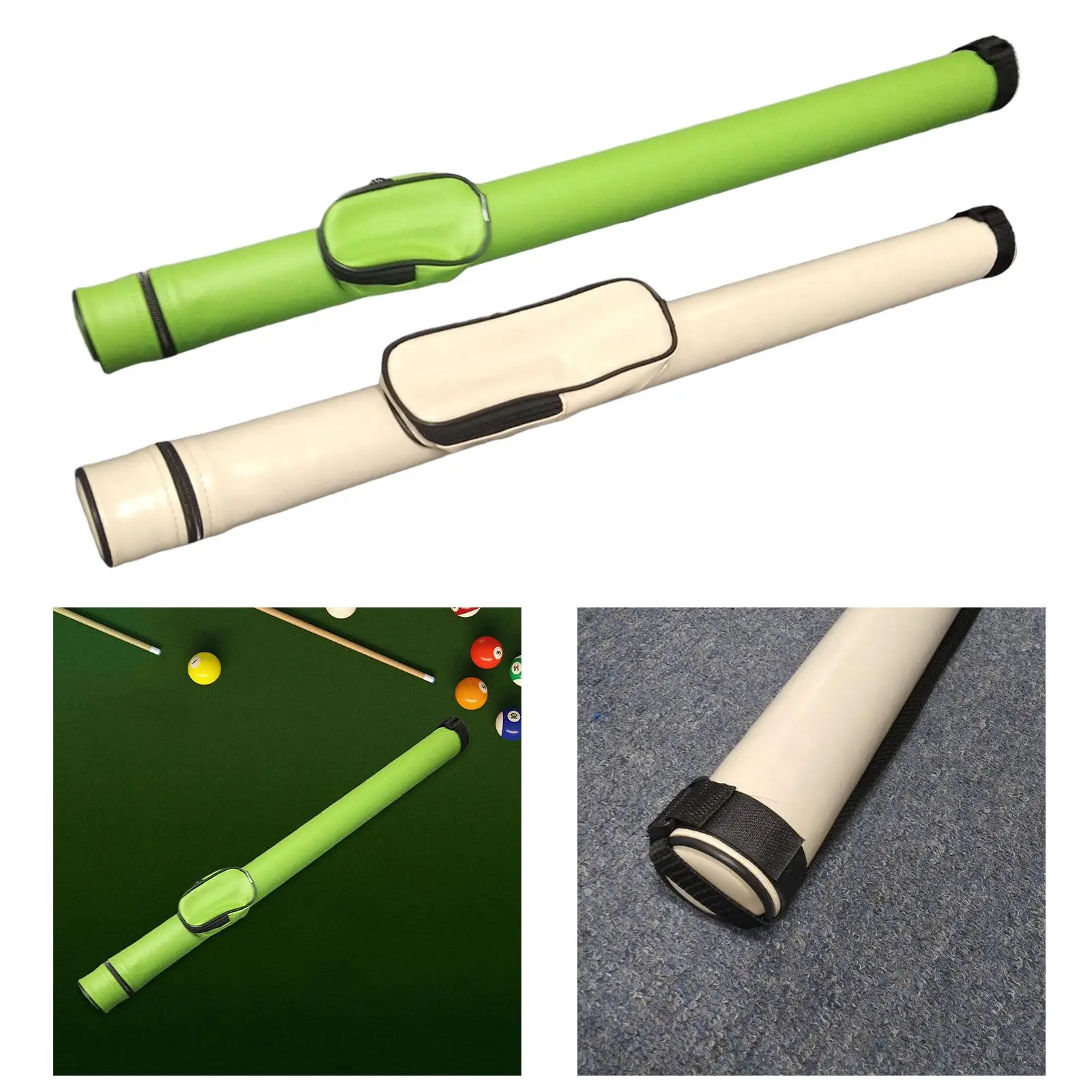 Bilhar profissional Pool Cue Case Protector, Hard Pool Holder, 1/2