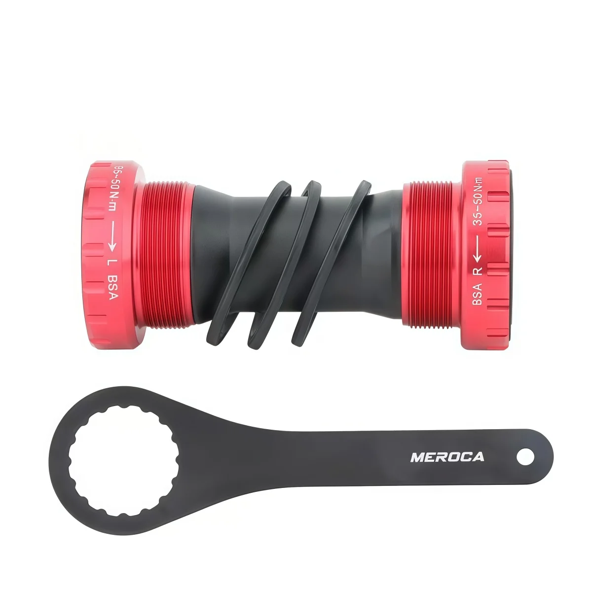 SUNTNUR BB68 دعامة سفلية ملولبة من الألومنيوم محمل مختوم 24 مم ID متوافق مع إطار 68-73 مم قطعة واحدة #5