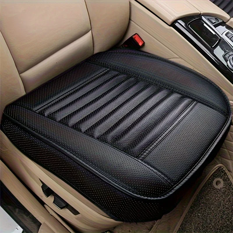 Breathable PU leather car half pack seat cushion protective cover anti slip car seat cover