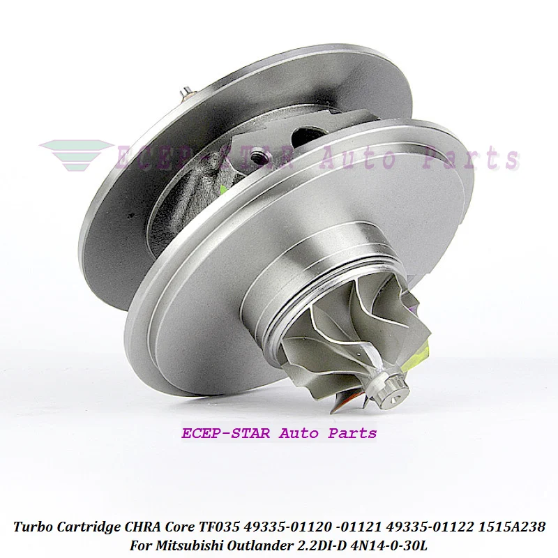 MFS Billet Turbo Cartridge CHRA Core TF035 1515A238 49335-01120 49335-01121 49335-01122 For MITSUBISHI OUTLANDER 2.2L 4N14-0-30L