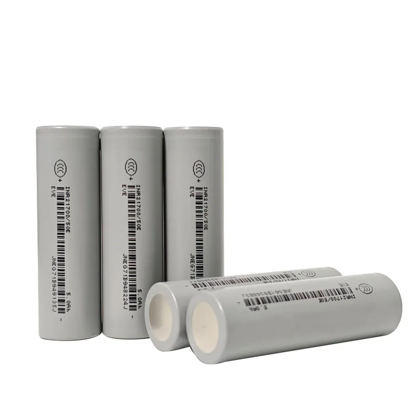 10-50 Uds Original EVE 50E INR 21700 batería 5000mAh CDR 15A 3,7 V baterías recargables de iones de litio 21700 celda para paquete de batería