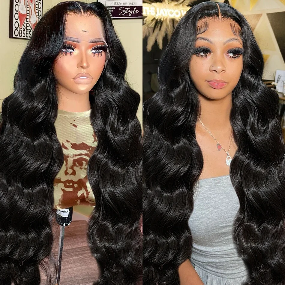 40 42 Inch 13x4 13x6 HD Body Wave Lace Front Wig Pre Plucked Loose Wave Lace Frontal Wigs 100% Human Hair Wigs For Black Women