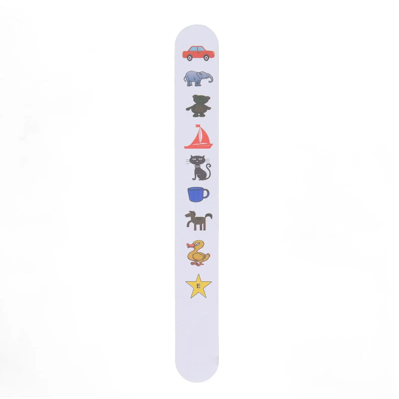 

Cartoon Pattern Vision Tester Stick for Kids - Portable Optometry Test Card for Safe for eye Exams in Hospitals