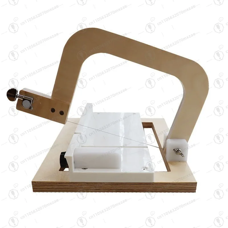 Professional Handmade Cold Process Soap Cutter Wire Slicer With Middle White Board Soap Cutting Table Tool