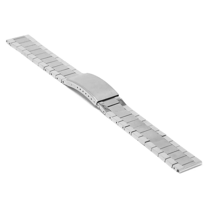 Flat Link Oyster Vintage Style Bracelet 20MM Stainless Steel Strap Fit For SEIKO TISSOT CASIO OMEGA TIMEX Universary Watch