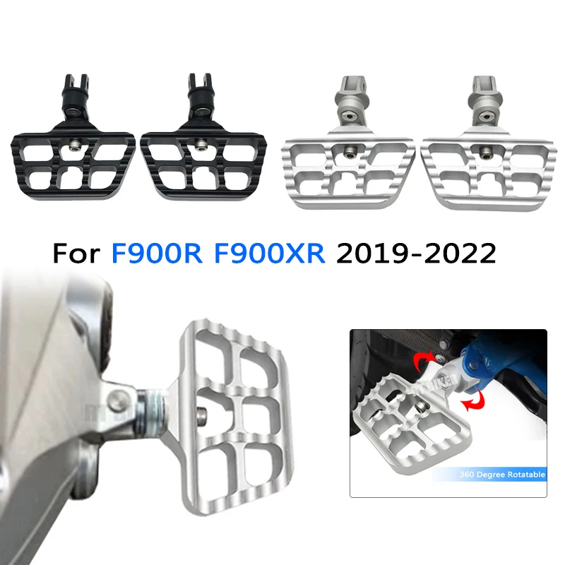 

For BMW F900XR F900R Rotatable FootRest Foot Pegs Footpegs Rests Pedals F900 XR F900 R 2019-2022 Motorcycle Front&Rear Foot Pegs