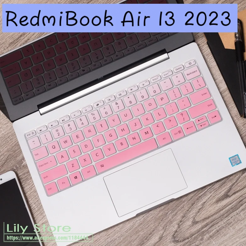 Silicone Keyboard Cover Skin Protector For RedmiBook Air 13 2023 2022 (not fit Xiaomi book air 13 2023 2022 )