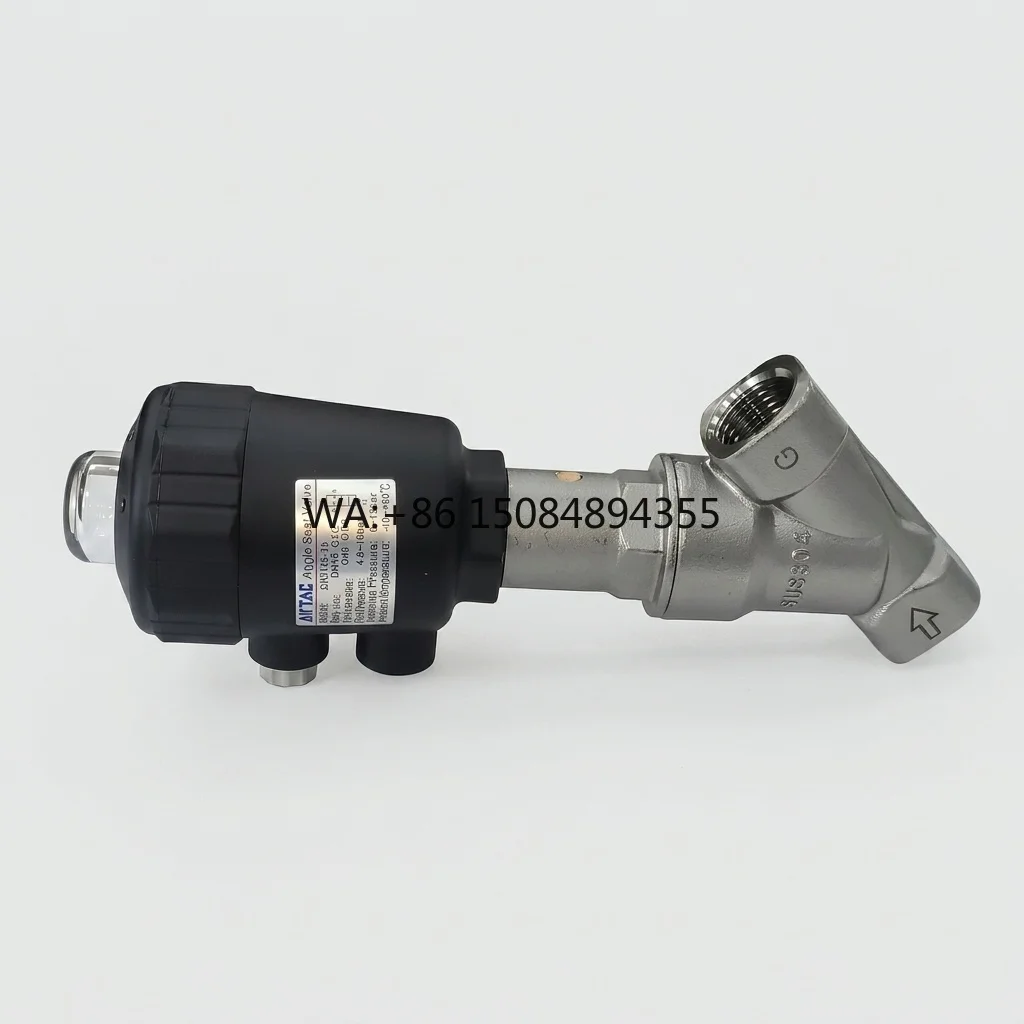 High Quality Aluminum 2JW15015Q40 Air-Actuated Angle Seat Valve for KDT Nesting Machining Center Woodworking Machinery Parts