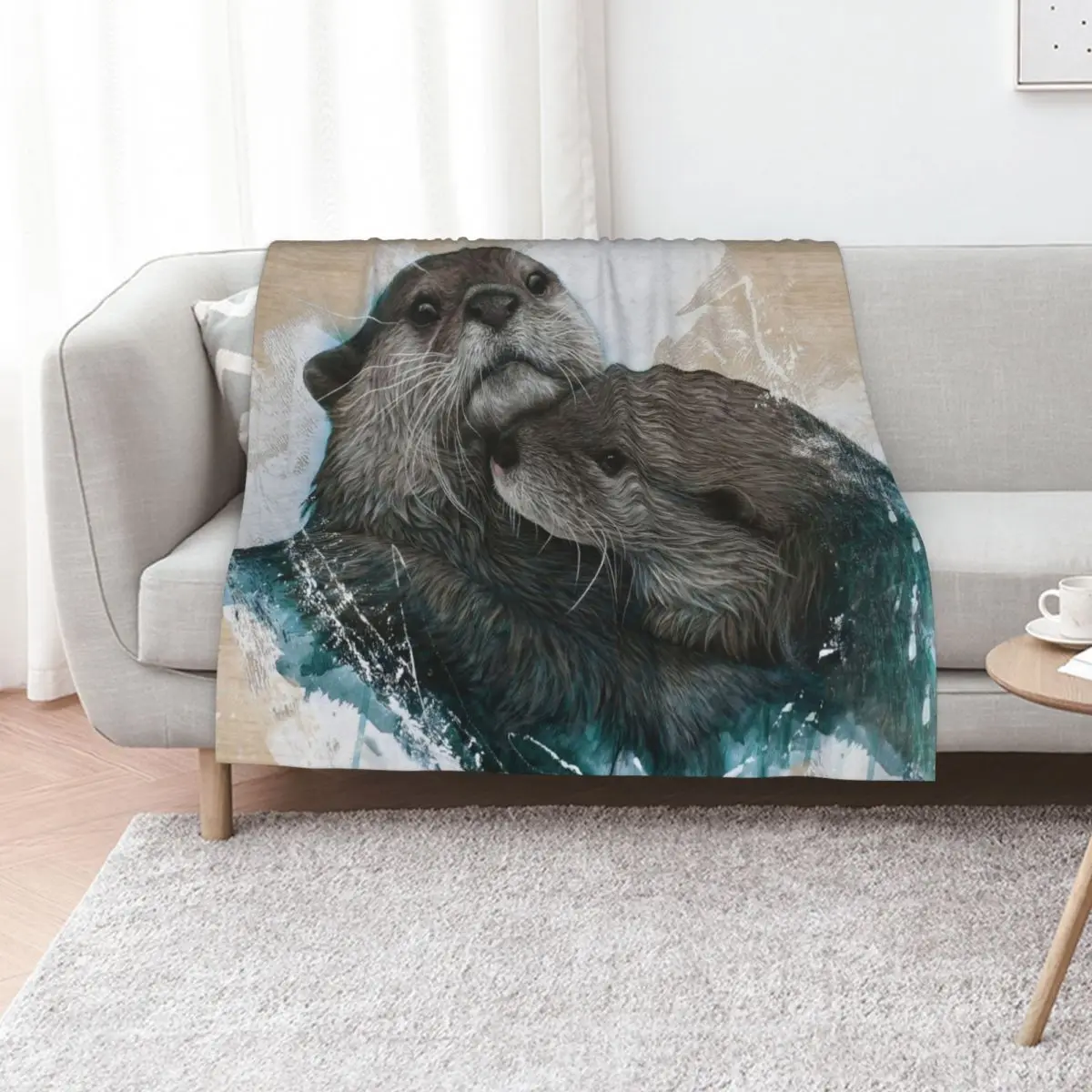 I'll Follow You Throw Blanket Picnic Polar Furry Comforter Thin Quilt Blankets