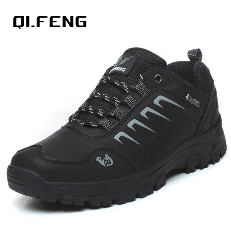 Mannen Vrouwen Zwarte Kleur Outdoor Sport Casual Schoenen Winter Warm Bont Schoeisel Comfortabele Wandelschoen Man Klassieke Sneaker Big Size