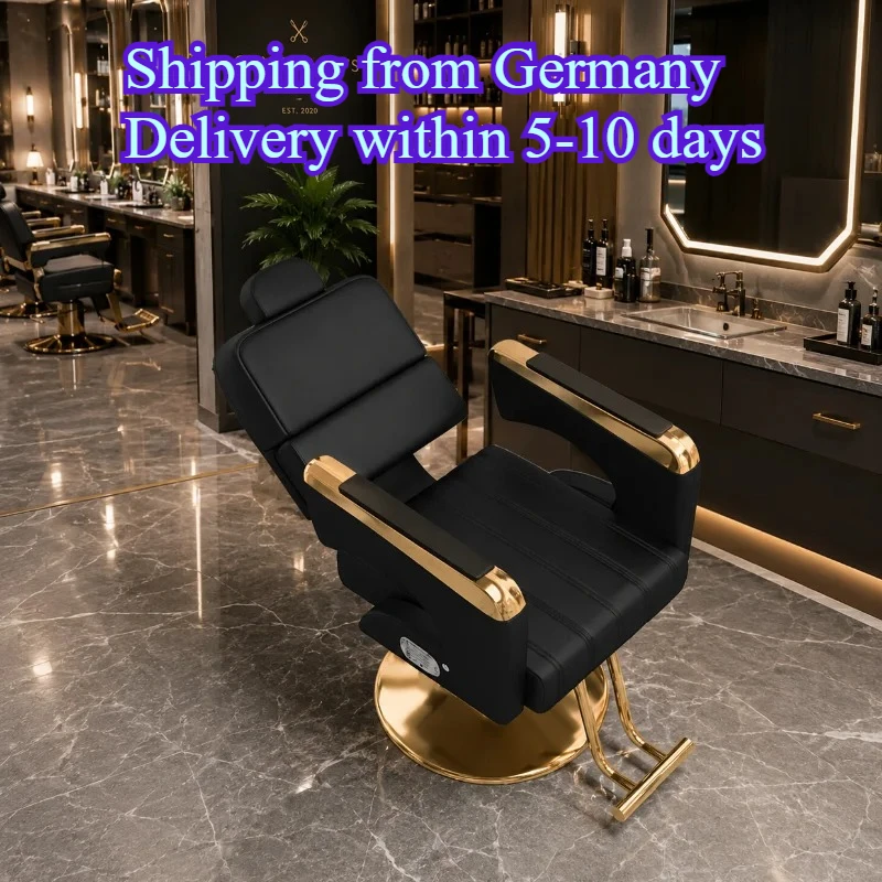 Luxury Styling Chair with Headrest Salon Chair Metal Frame Spa Beauty Studio Beauty Salon Indoor Use Spa Sillón De Barbería