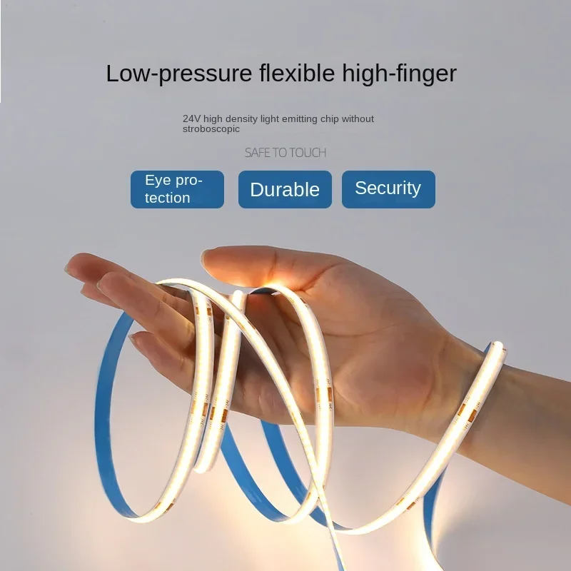 

cob light strip Adhesive High-Display Finger-Sensitive LED Line Light with COB Technology led lights for room