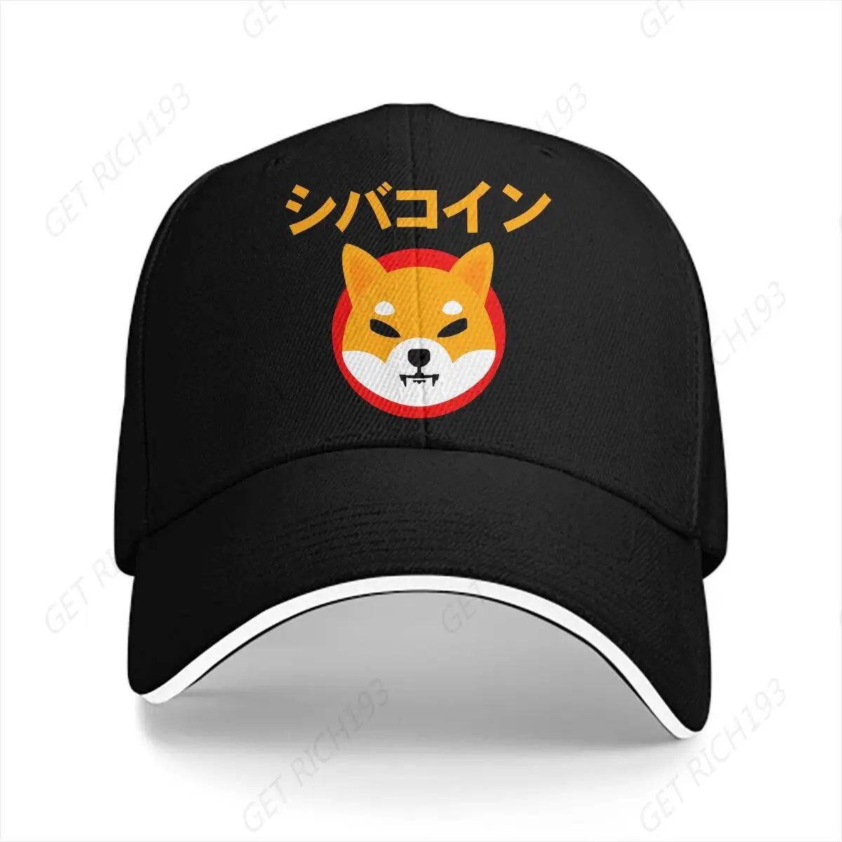 

Pure Color Dad Hats Shiba Coin Japanese Men'S Hat Sun Visor Baseball Caps Cryptocurrency Peaked Cap