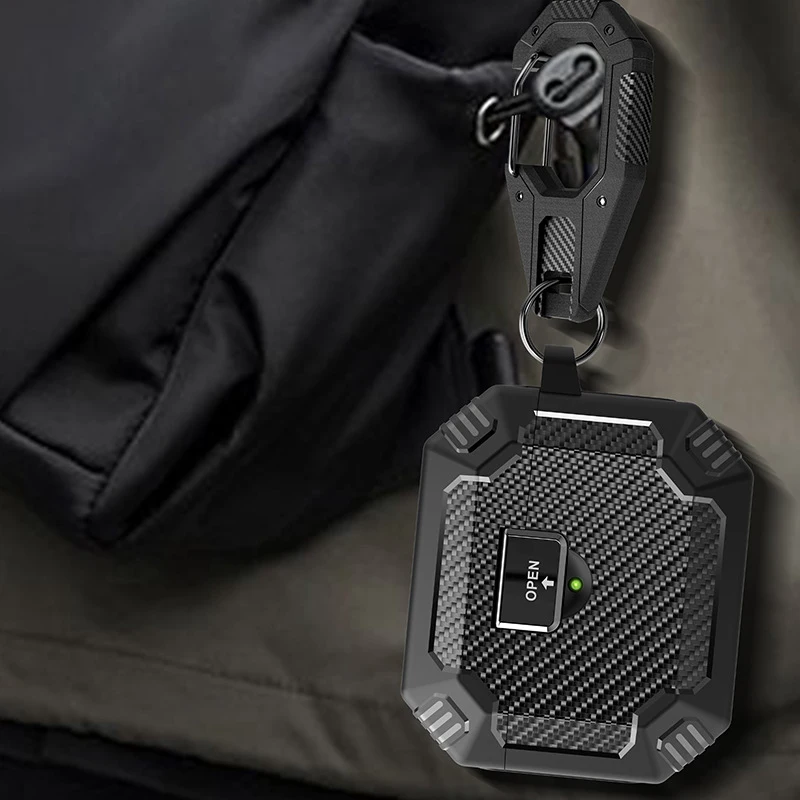 Luxury Switch Earphone Case For Airpods Pro 2 3 USB C Case Shockproof Cover For Apple Air pods Pro 2 3 2023 Accessories Keychain