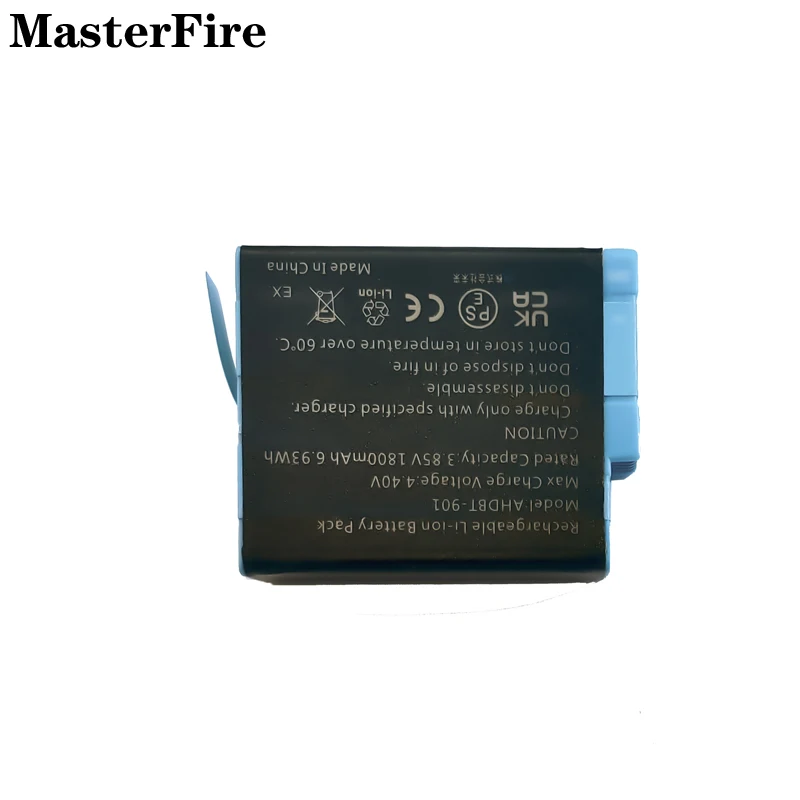 GoPro Hero 12 용 2-10PCS GoPro 12 GoPro 11 GoPro 10 GoPro9 배터리 액션 카메라 액세서리 용 검정색 1800mah 리튬 이온 배터리