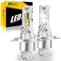 AILEO 2 uds luces LED 200W 20000LM H4 H1 H7 H9 H8 H11 LED 9005 HB3 9006 HB4 6500K bombilla de faro para lámpara de coche blanco Plug & Play