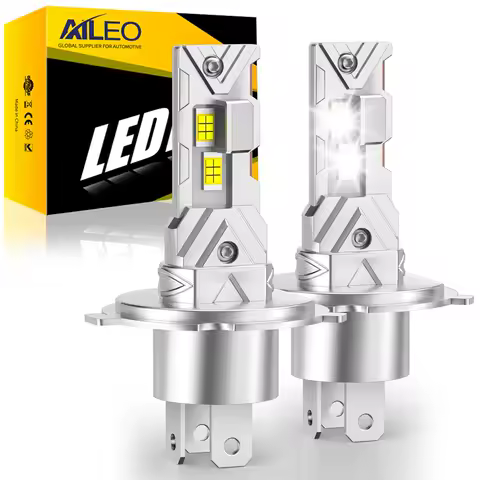AILEO 2Pcs LED Lights 200W 20000LM H4 H1 H7 H9 H8 H11 LED 9005 HB3 9006 HB4 6500K Headlight Bulb For Car Lamp White Plug&amp;Play