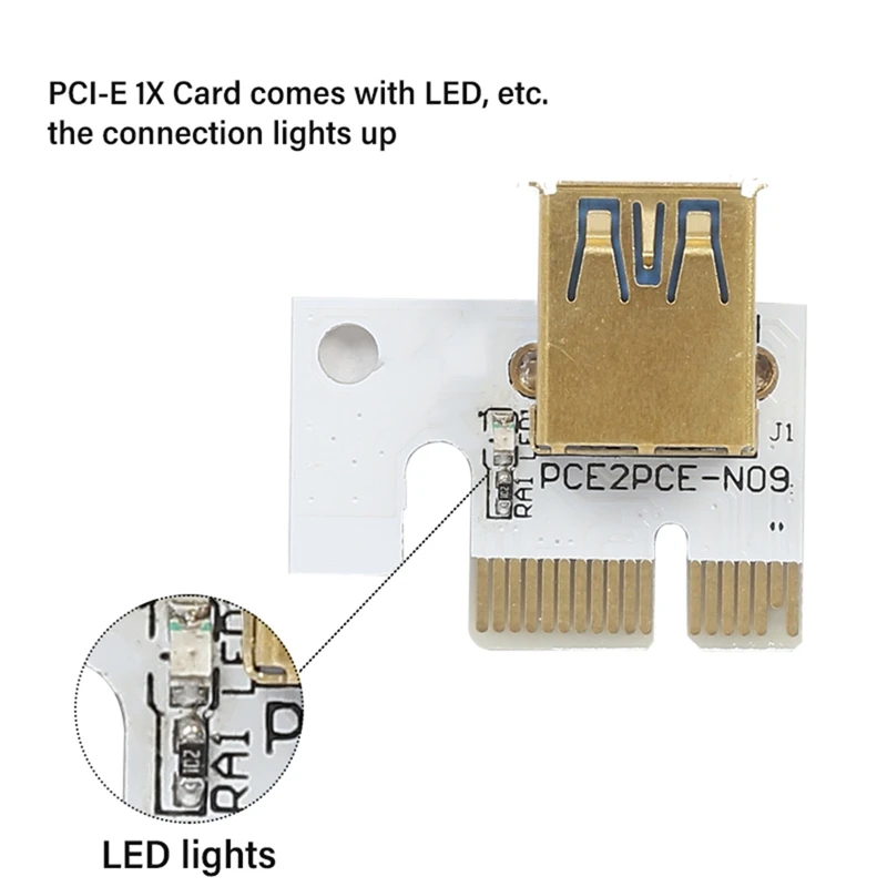 USB 3.0 PCI-E Riser Card VER010-X Express Cable Riser For Video Card X16 Extender PCI-E Riser Card For Mining