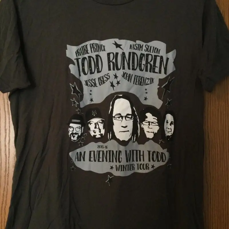 Todd Rundgren - An Evening With Todd - Winter Tour 2015-16 T-shirt S-4XL