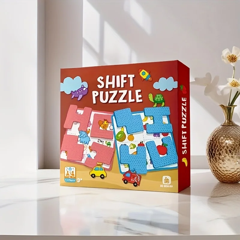 

Interactive puzzle game to train logical thinking, parent-child interactive two-player tabletop game