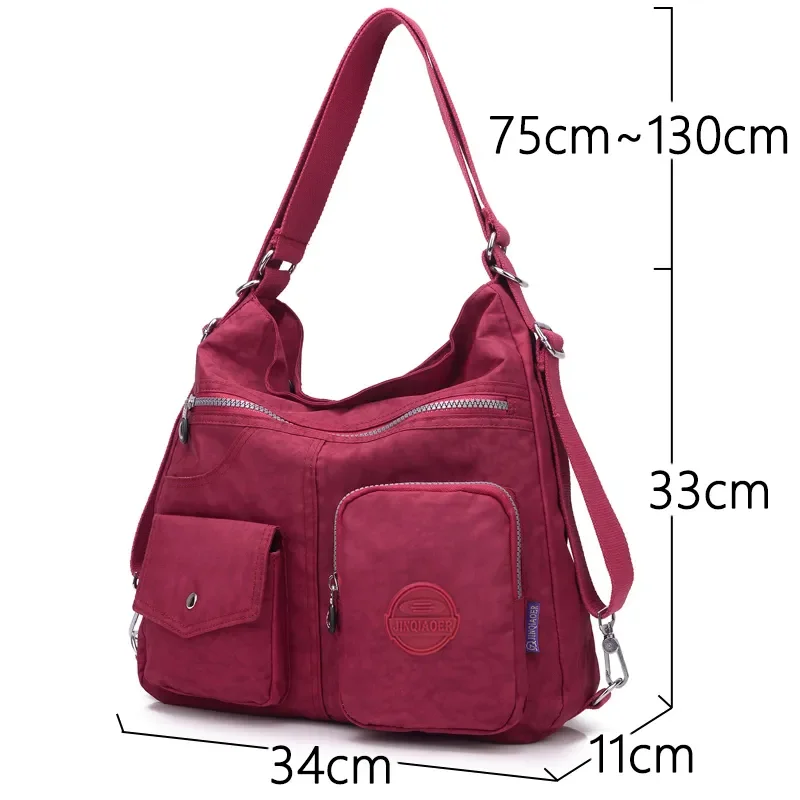 New Design Waterproof Bylon Cloth Crossbody Bags for Women Luxury Handbags Women Bags Large Capacity Ladies Shoulder Bag Tote