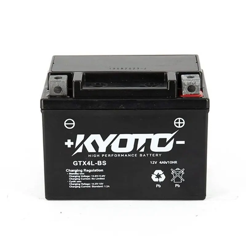 Bateria kyoto YTX4L-BS sla activated 12v motorcycle battery volts