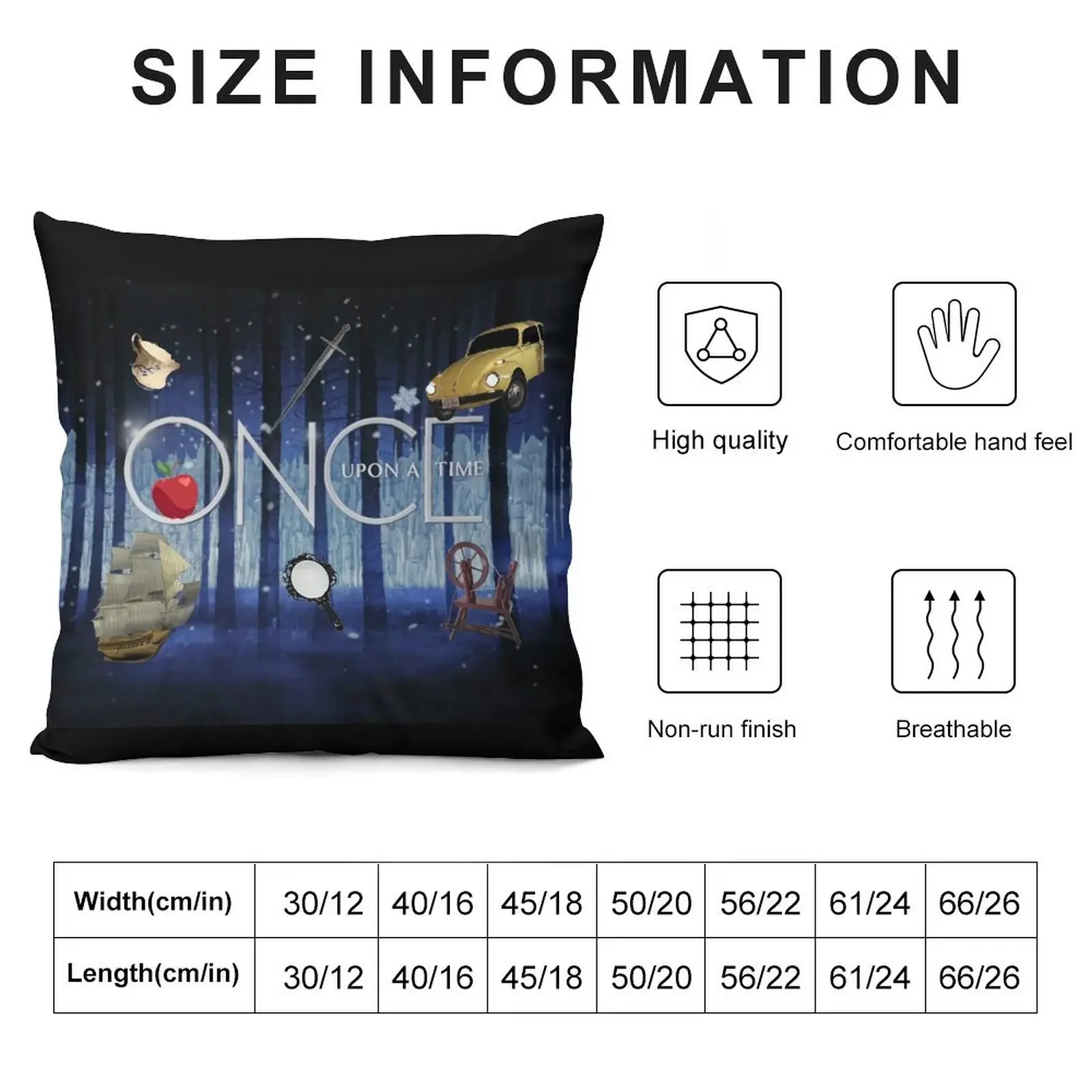 ONCE UPON A TIME new! Throw Pillow Christmas Pillow Cases Pillow Cases Decorative Custom Cushion Photo