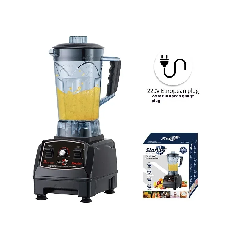 Duży, wielofunkcyjny blender elektryczny do użytku domowego o pojemności 2,5 l, z funkcją rozdrabniania, plastikowy, do kuchni, importowany.