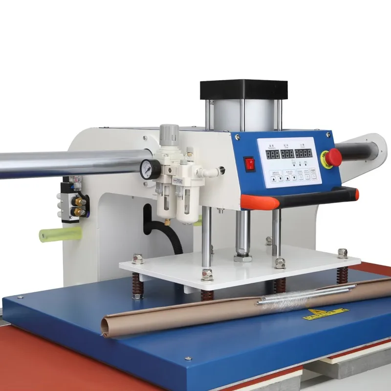 Xingyan Factory-máquina de prensado en caliente neumática, gran formato, 60x80cm, doble estación, impresión de camisetas, nueva condición