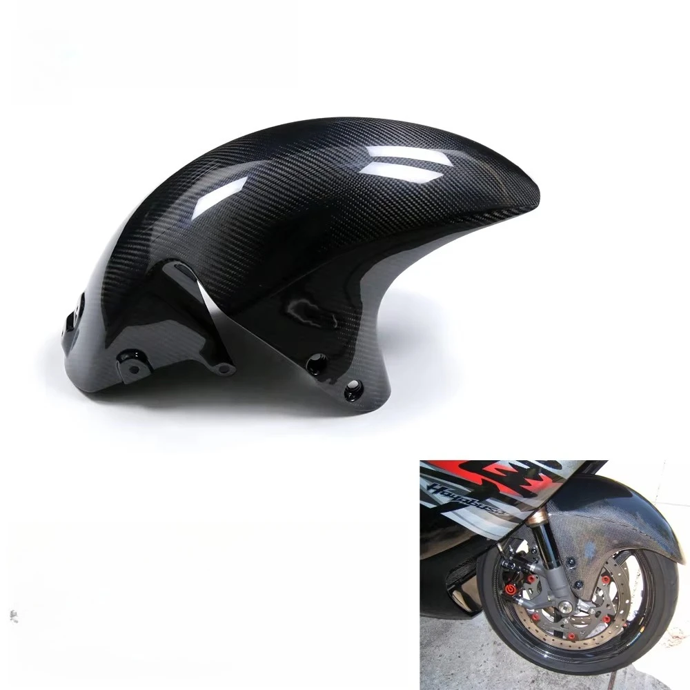 

STLF 100% 3K Carbon Fiber Motorcycle Front Fender Hugger Mudguard for GSX1300 R Hayabusa Gen2 2008-2020