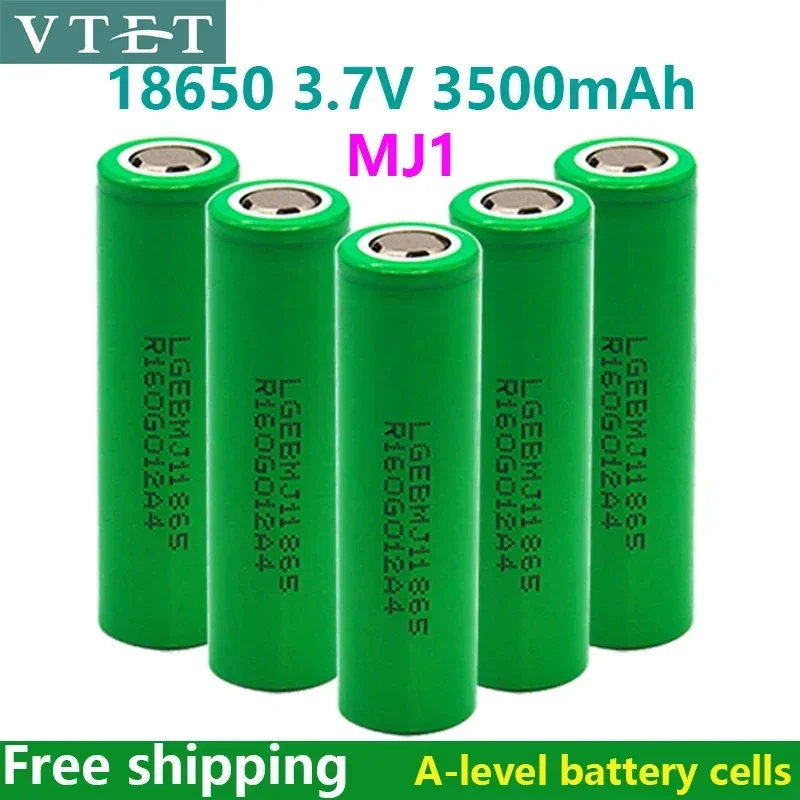 2025 New 100% Original MJ1 3.7 V 3.5Ah 18650 Lithium Rechargeable Battery for Flashlight Batteries for LG MJ1 3500mah Battery