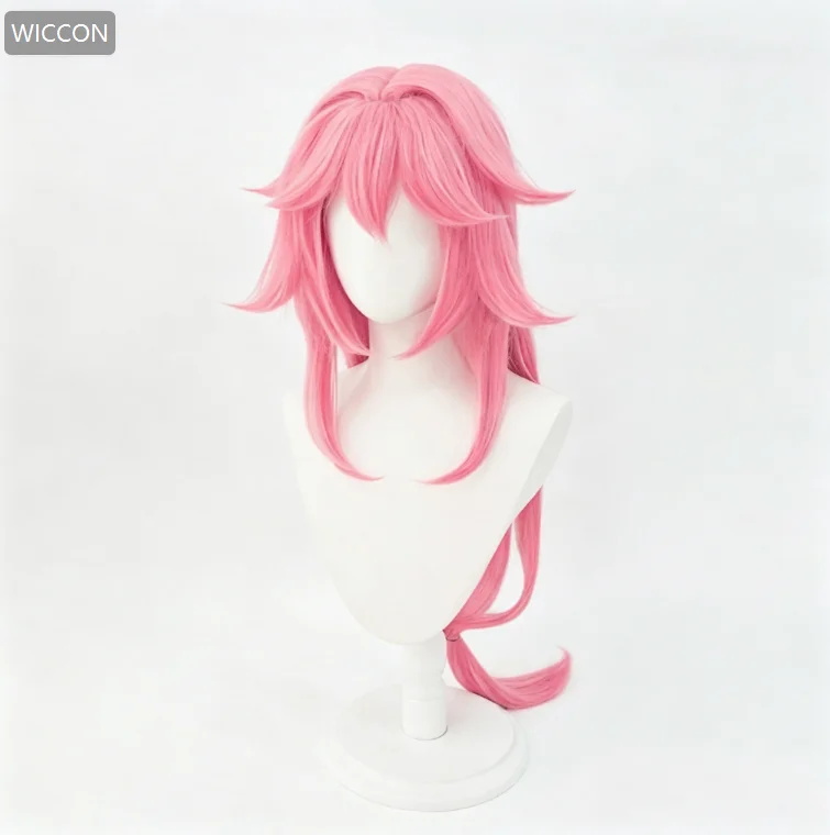 Peruca de cosplay de Yae Miko - Cosplay Anime Yae Miko avaliação e preço
