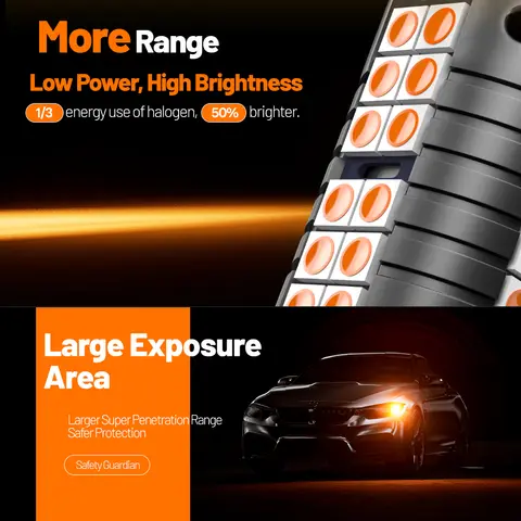 2x LED-blinkerslampa PY21W BAU15S För Renault Clio Espace Grand Scenic Koleos Laguna Coupé Megane 2 3 4 CC Twingo 10 best sales Megane 2 LED - №5