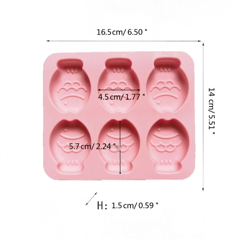 Baking Molds Silicone Fondant Moulds Silicone Material for DIY Cake Decorating E9LD