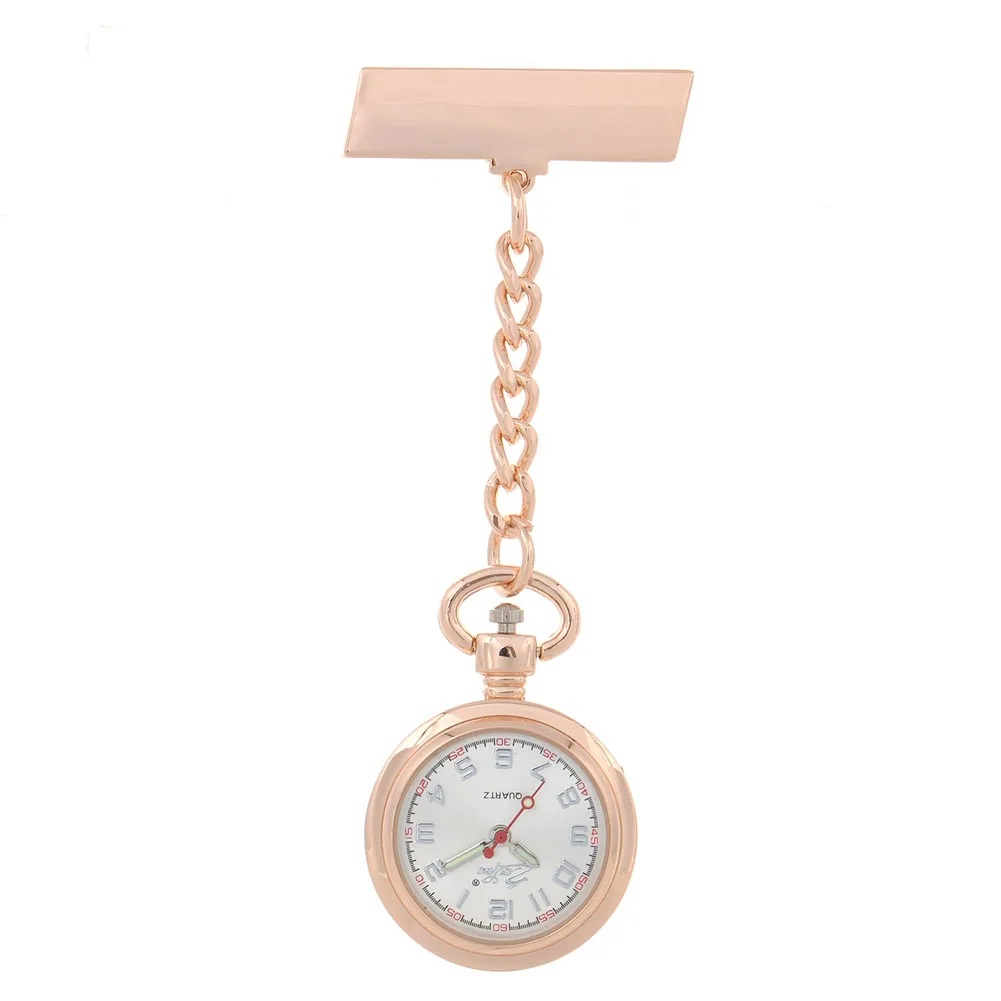 Nurse Watch Stainless Steel Pocket Watch For Women Medical Doctor Luminous High Quality Clip-on Fob Brooch Hanging Quartz New