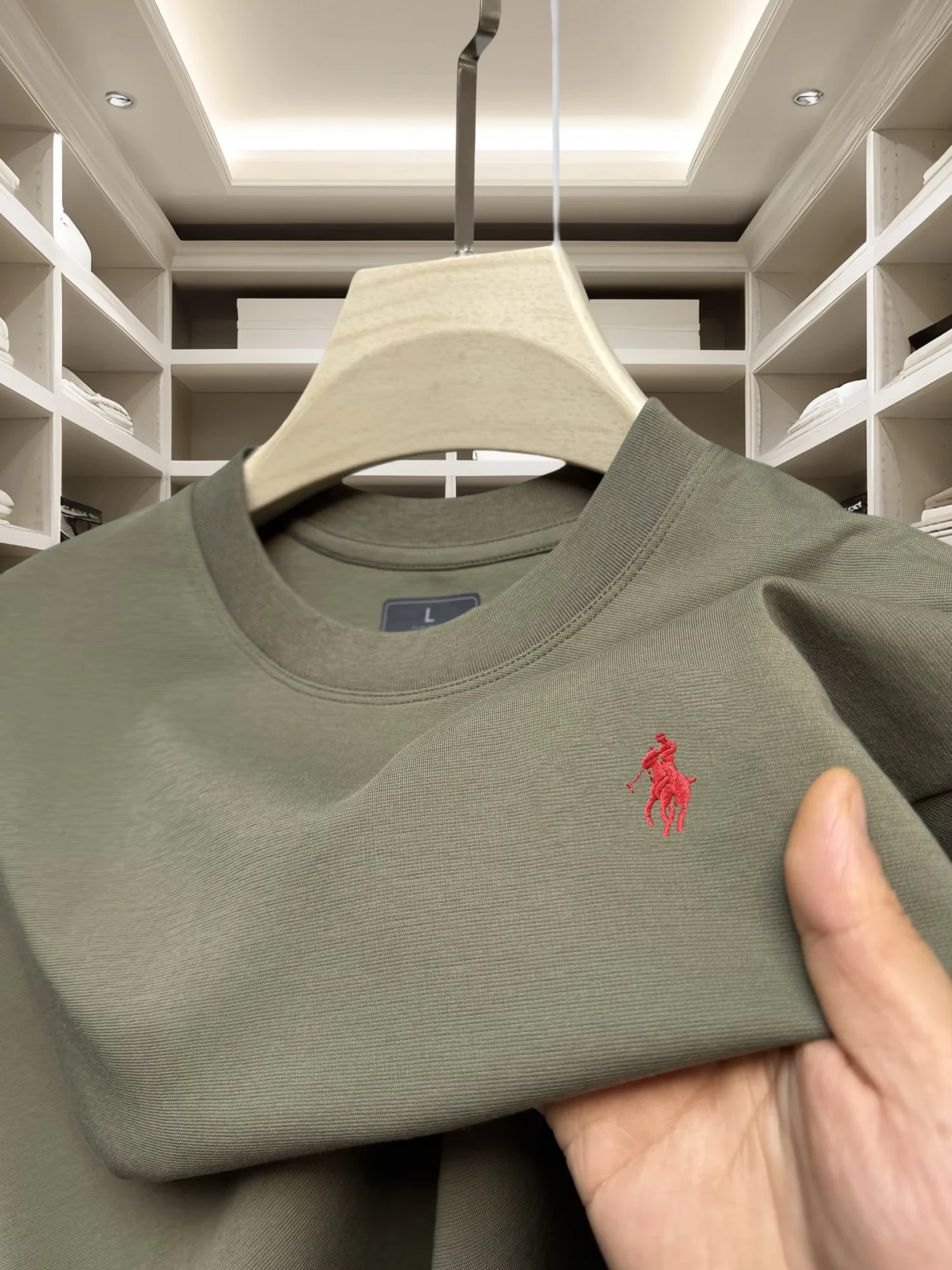 

Luxury Trendy Round Neck Short Sleeve Tshirt 2025 Summer Trendy Brand Paul Embroidered Design High Quality Comfortable CasualTop