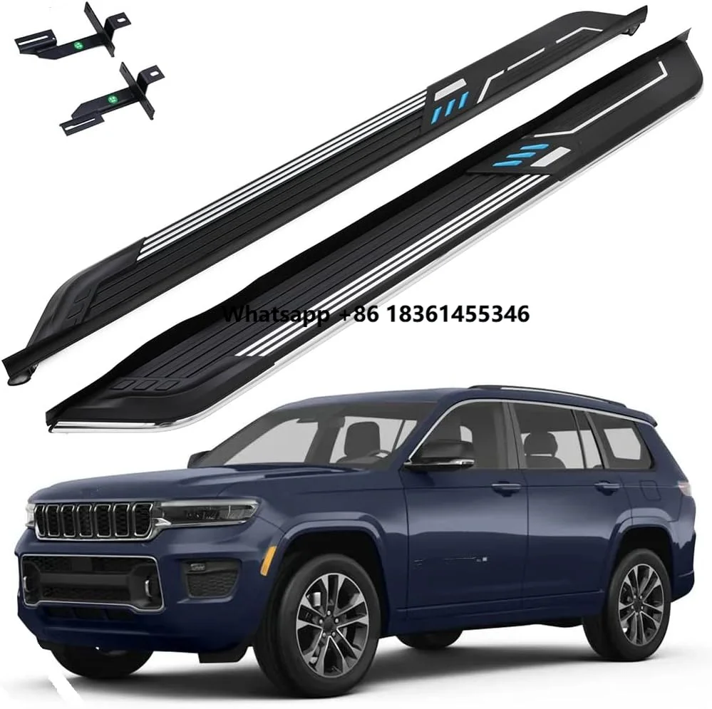 

for Grand Cherokee L 2021-2025 RUNNING BOARDS SIDE STEPS RUNNING BOARD SIDE STEP NERF BAR