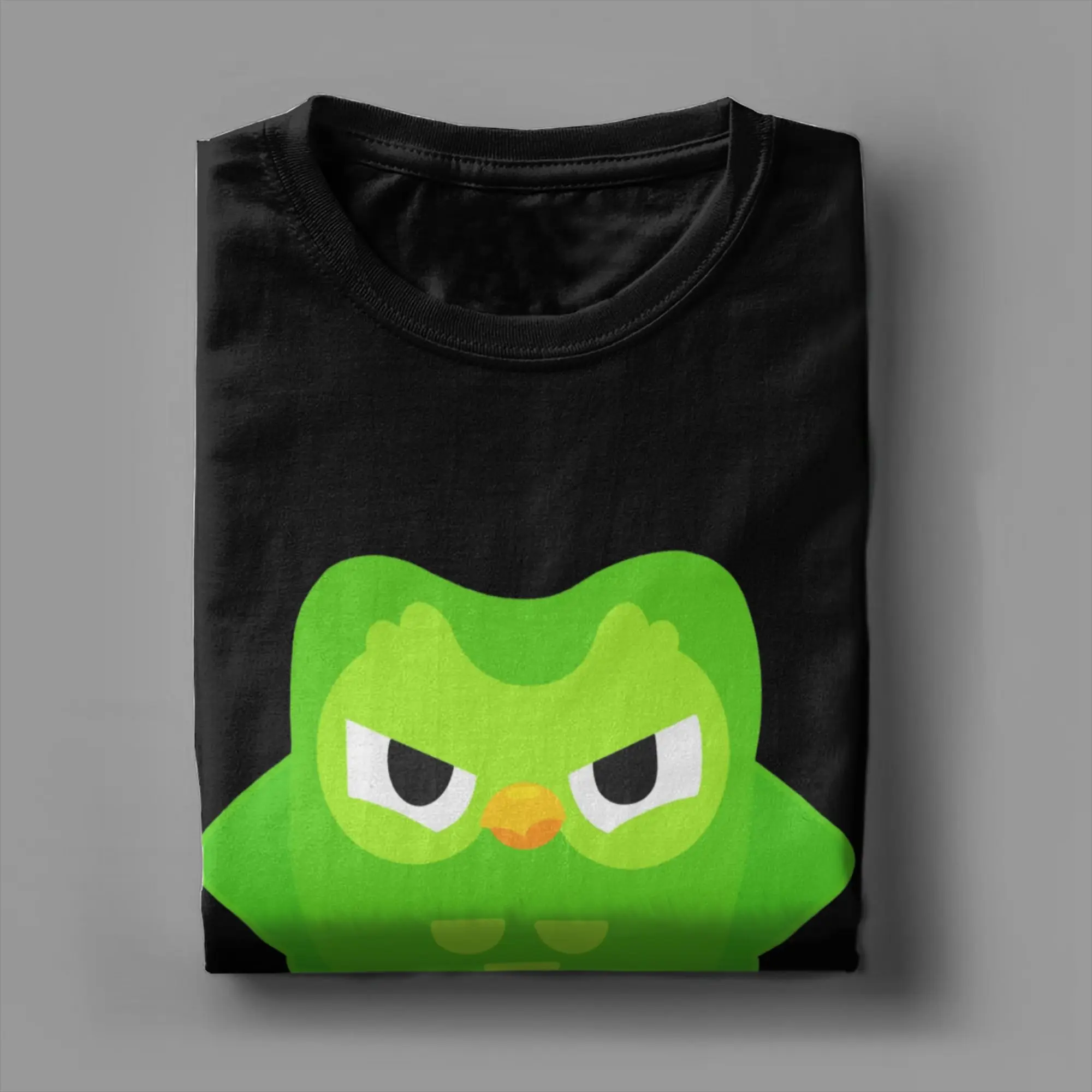 لا هابلو الإسبانية مضحك Duolingo ميمي تي شيرت الرجال مضحك القطن الخالص تيز طاقم الرقبة قصيرة الأكمام تي شيرت حجم كبير الملابس