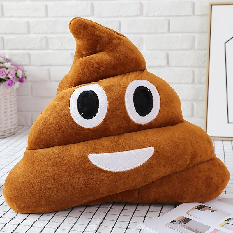 

New hot Expression Poo Plush Toys Cute Funny Quirky Funny Poop Cushion Children Plush Toy