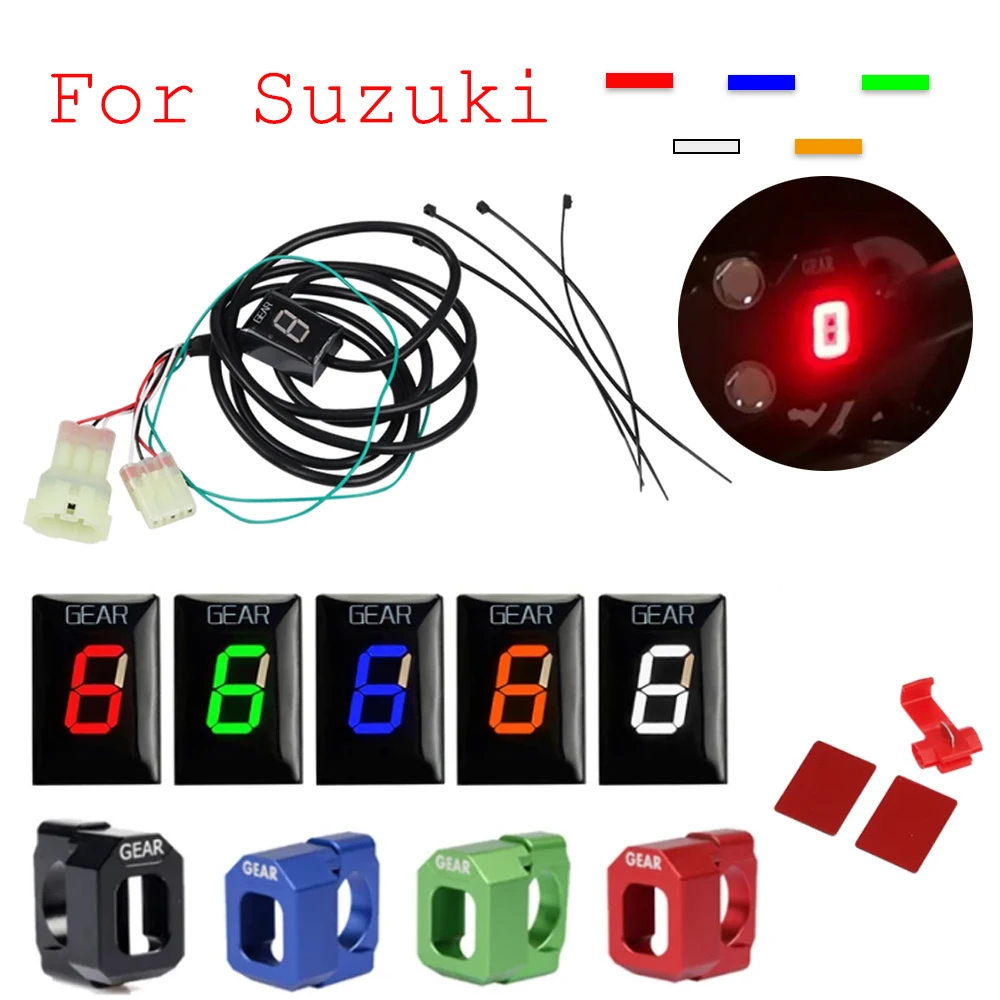 Motorcycle Speed Display LED For Suzuki GSXS 1000 750 1400 1000Z 250R 1000F GSX250R GSXR 600 GSF 650 600 GSX1400 Gear Indicator