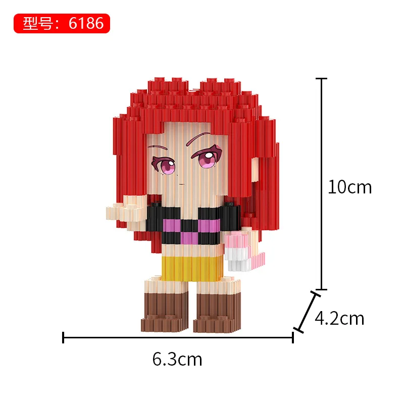 Kpop Devil Hunter Mini Building Block Toy صندوق أعمى، مجموعة أشكال أنيمي لطيفة، نموذج قابل للجمع بنفسك، هدية مفاجأة غامضة لمحبي